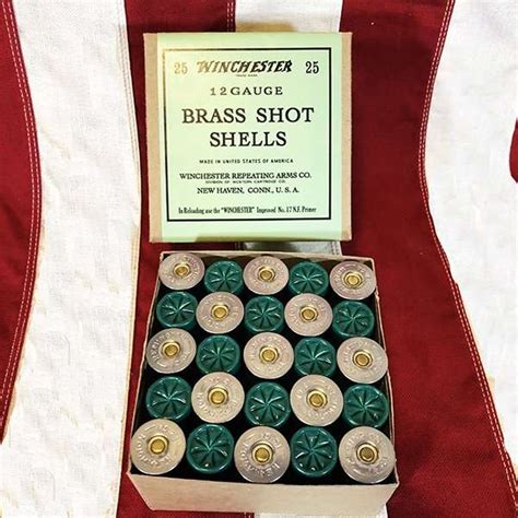 They produced ammo for both WWI and WWII, exporting 70% of their production for the latter. . Brass shotgun shells ww1